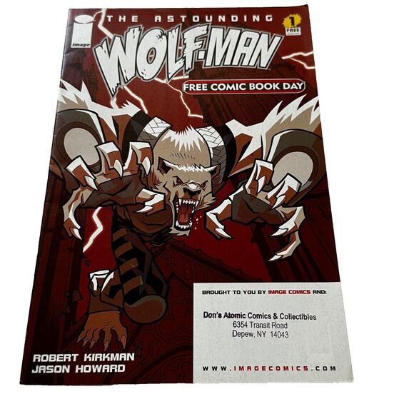 The Astounding Wolfman #1 Image Comics 2007 1st Appearance Kirkman Howard - Picture 1 of 4
